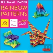 Rainbow Patterns Origami Paper 6' /Anglais