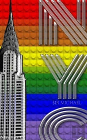 Rainbow Pride Iconic Chrysler Building New York City Sir Michael Huhn Artist Drawing Journal