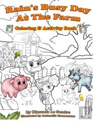 Rain'S Busy Day At The Farm Coloring Book