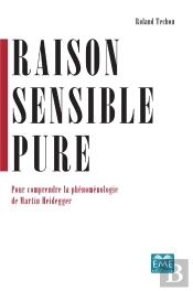 Raison Sensible Pure ; Pour Comprendre La Phénoménologie De Martin Heidegger