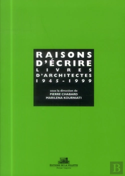 Bertrand.pt - Raisons D'Écrire, Des Livres D'Architectes