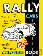 Rally Cars Coloring Book