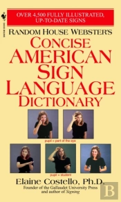 Random House Webster'S Concise American Sign Language Dictionary