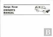 Range Rover Owners' Handbook: Range Rover (2 Dr)