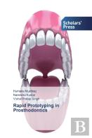 Rapid Prototyping In Prosthodontics