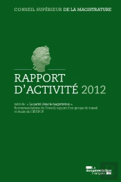 Rapport D'Activité 2012 Du Conseil Superieur De La Magistrature