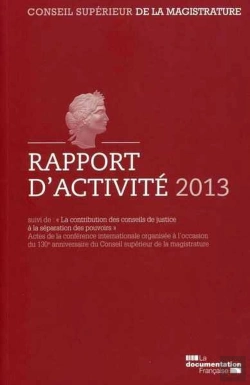 Bertrand.pt - Rapport D'Activité 2013 Du Conseil Supérieur De La Magistrature