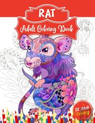 Rat Adult Coloring Book