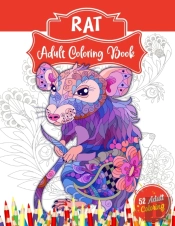 Rat Adult Coloring Book