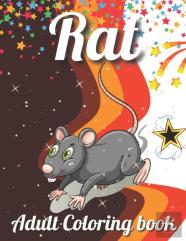 Rat Adult Coloring Book
