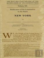 Ratification Of The Constitution By The States, New York