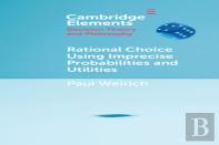 Rational Choice Using Imprecise Probabilities And Utilities