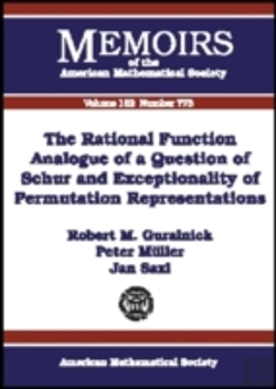 Bertrand.pt - Rational Function Analogue Of A Question Of Schur And Exceptionality Of Permutation Representations