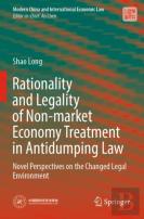 Rationality And Legality Of Non-Market Economy Treatment In Antidumping Law