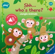 Ravensburger Play+ Infant & Toddler - Shh, Who'S There? Jungle Animals My First Seek And Find Sound Book