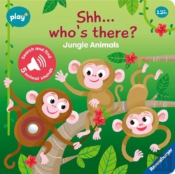 Bertrand.pt - Ravensburger Play+ Infant & Toddler - Shh, Who'S There? Jungle Animals My First Seek And Find Sound Book