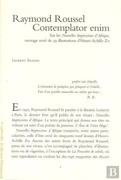 Bertrand.pt - Raymond Roussel : Contemplator Enim