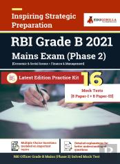 Rbi Grade B Mains Exam (Phase 2) 2021 Preparation Kit Of 20 Full-Length Mock Tests