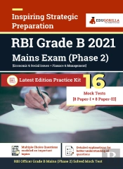 Rbi Grade B Mains Exam (Phase 2) 2021 Preparation Kit Of 20 Full-Length Mock Tests