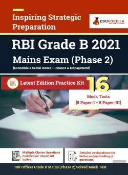 Bertrand.pt - Rbi Grade B Mains Exam (Phase 2) 2021 Preparation Kit Of 20 Full-Length Mock Tests