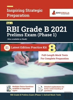 Bertrand.pt - Rbi Grade B Prelims Exam (Phase 1) Vol -1 2021 - Preparation Kit Of 8 Full-Length Mock Test