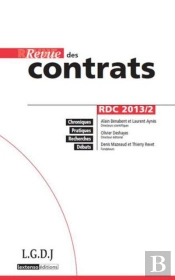Rdc - Revue Des Contrats N 2-2013