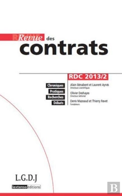 Bertrand.pt - Rdc - Revue Des Contrats N 2-2013