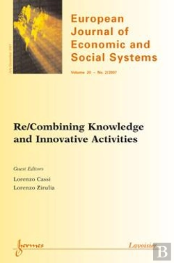 Bertrand.pt - Re Combining Knowledge And Innovative Activities European Journal Of Economicand Social Systems Vol