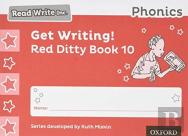 Read Write Inc. Phonics: Get Writing! Red Ditty Book 10 Pack Of 10
