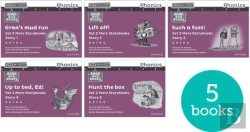Bertrand.pt - Read Write Inc. Phonics: Purple Set 2 More Black & White Storybooks (Pack Of 5)