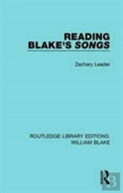 Reading Blake'S Songs