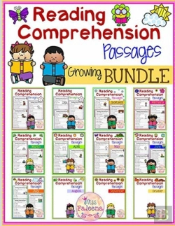 Bertrand.pt - Reading Comprehension Assags Growing Bundle