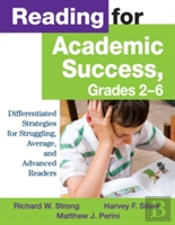 Reading For Academic Success, Grades 2-6