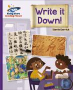Reading Planet - Write It Down! - Purple: Galaxy