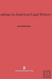 Readings In American Legal History