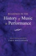 Readings In The History Of Music In Performance