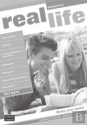 Real Life Global Elementary Test Book And Test Audio Cd Pack