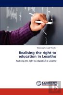 Realising The Right To Education In Lesotho