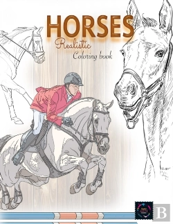 Bertrand.pt - Realistic Horses Coloring Book
