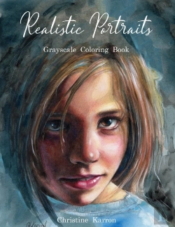 Bertrand.pt - Realistic Portraits Grayscale Coloring Book
