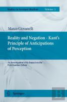 Reality And Negation - Kant'S Principle Of Anticipations Of Perception