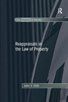 Reappraisals In The Law Of Property
