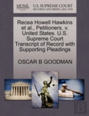 Recea Howell Hawkins Et Al., Petitioners, V. United States. U.S. Supreme Court Transcript Of Record With Supporting Pleadings