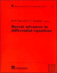 Recent Advances In Differential Equations