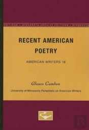 Recent American Poetry - American Writers 16