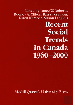 Bertrand.pt - Recent Social Trends In Canada, 1960-2000