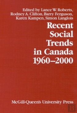 Bertrand.pt - Recent Social Trends In Canada, 1960-2000