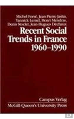 Bertrand.pt - Recent Social Trends In France, 1960-1990