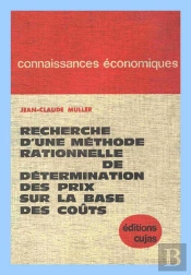 Recherche D'Une Méthode Rationnelle De Détermination Des Prix Sur La Base Des Coûts