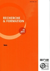 Recherche Et Formation, N° 79/2015